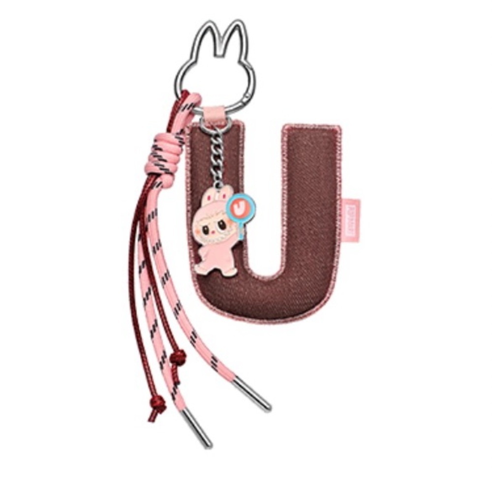 Pop Mart The Monsters Pin For Love Series Letter Pendant - U